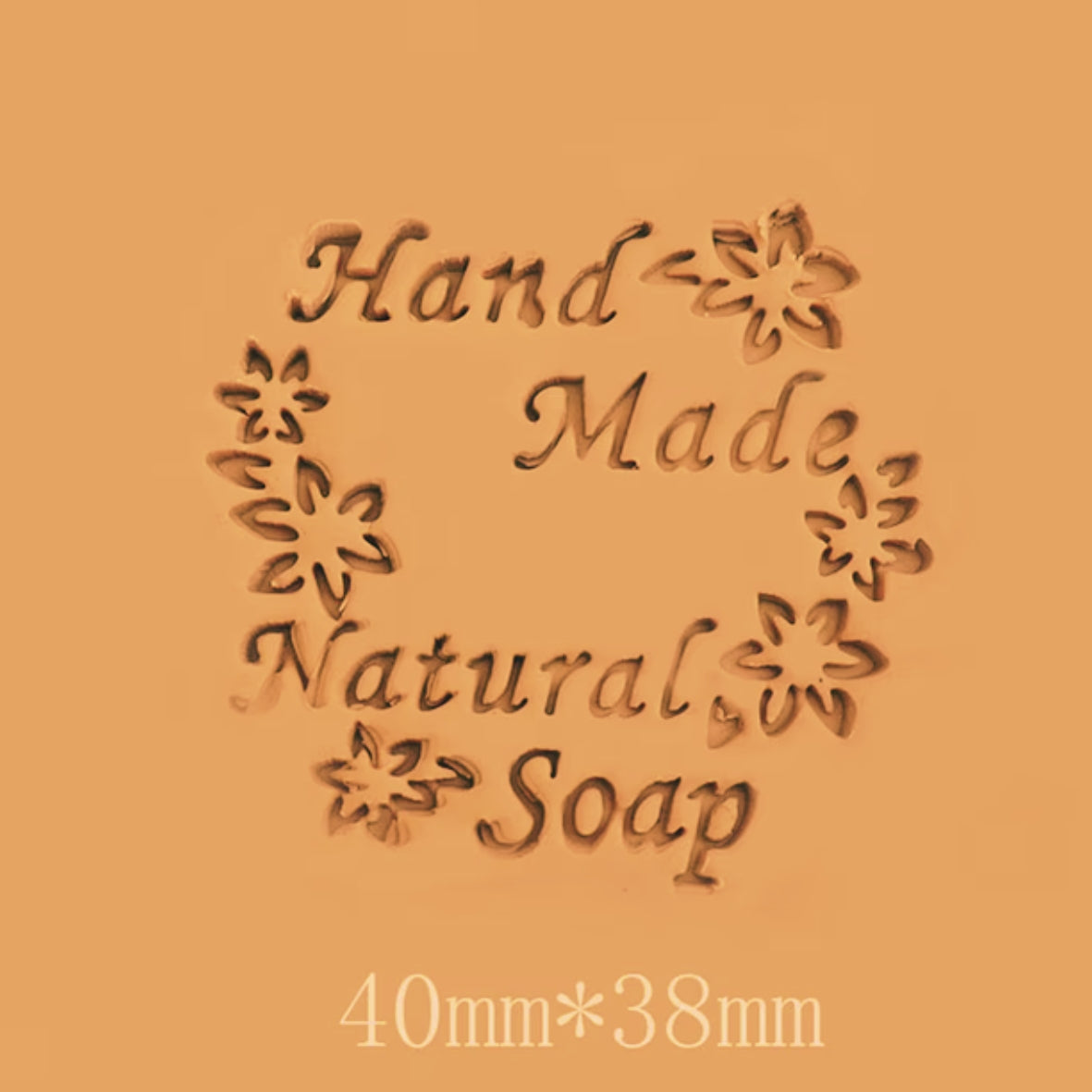 Hand Made Natural Soap Wreath Soap Stamp High Quality Resin Clean Images Stamping