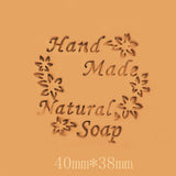 Hand Made Natural Soap Wreath Soap Stamp High Quality Resin Clean Images Stamping