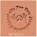 Handmade Especially For You Soap Stamp High Quality Resin Clean Images Stamping