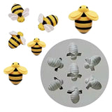 HoneyBee (7 Bees) Embed Silicone Mould