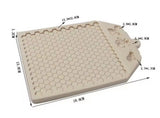HoneyBee HoneyComb Mat Embed + Bees Silicone Mould