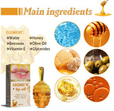 Honey Lip Oil - Cute Beehive Pot and applicator