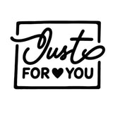 Just For You Square Soap Stamp High Quality Resin Clean Images Stamping