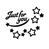 Just For You Stars Soap Stamp High Quality Resin Clean Images Stamping