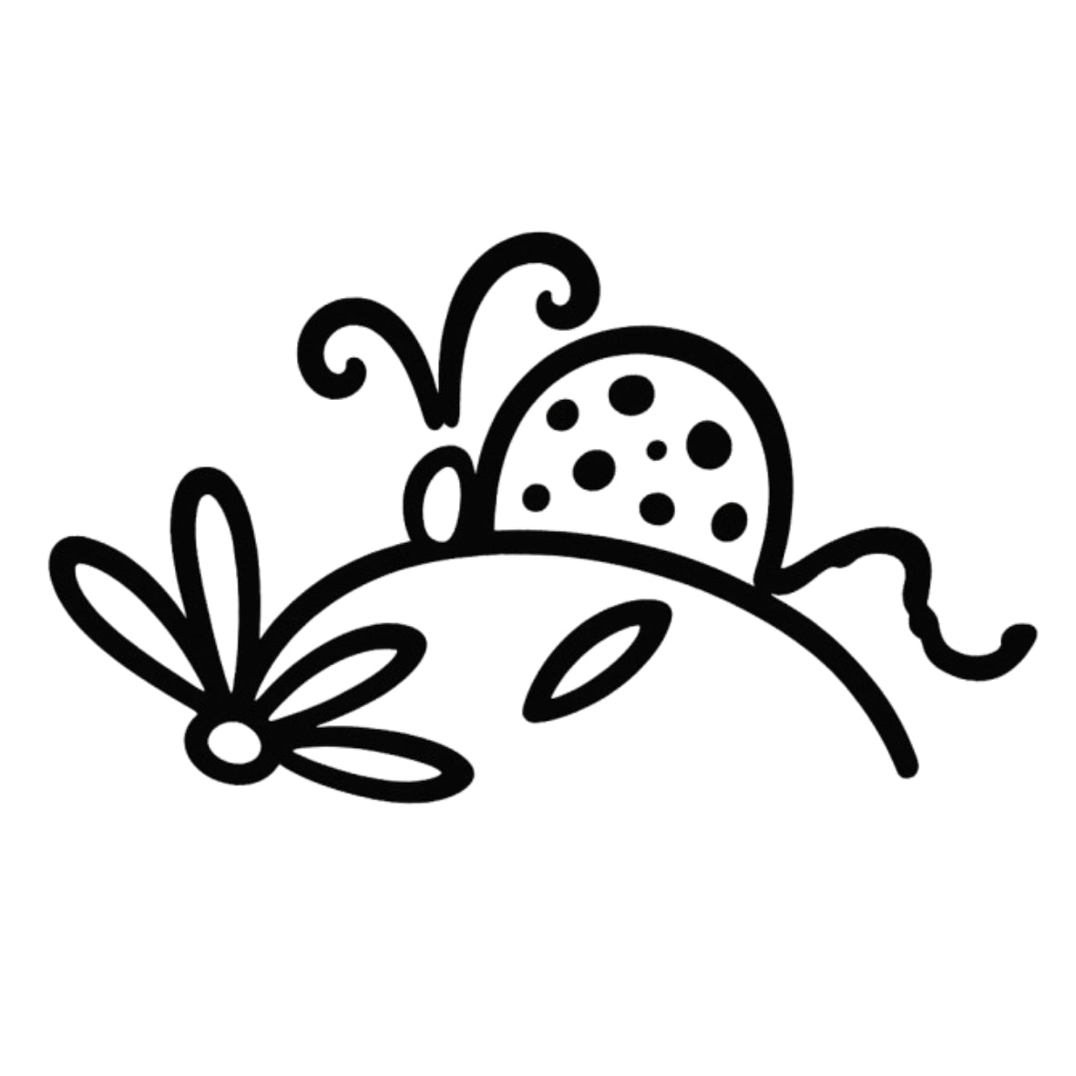 LadyBug Daisy Soap Stamp High Quality Resin Clean Images Stamping
