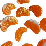 Mandarin Segments Pieces x8 Silicone Mould Realistic Real Size
