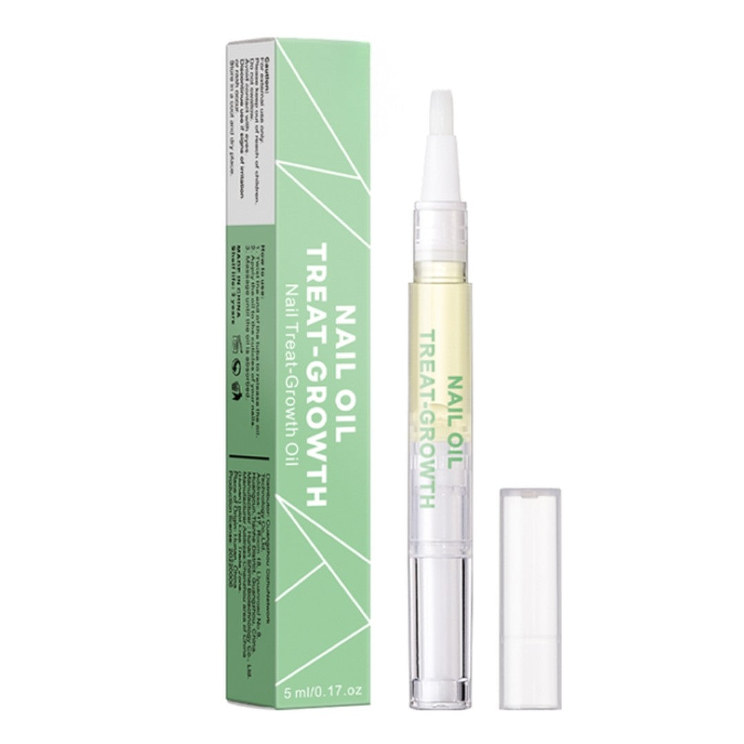 Natural Botany Nail Treatment Growth Oil Pen 5ml Nourishing Cuticle Repair Liquid Twist Brush Applicator