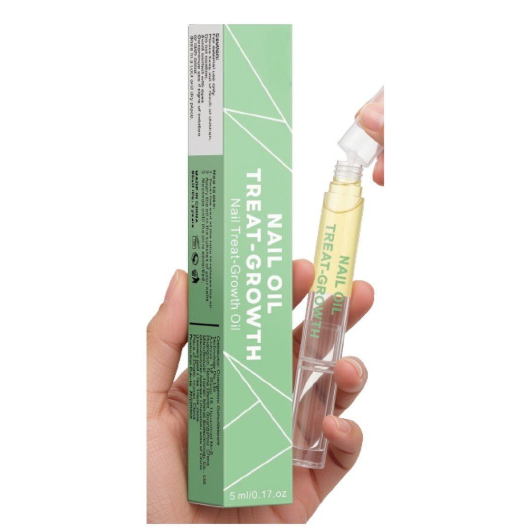 Natural Botany Nail Treatment Growth Oil Pen 5ml Nourishing Cuticle Repair Liquid Twist Brush Applicator