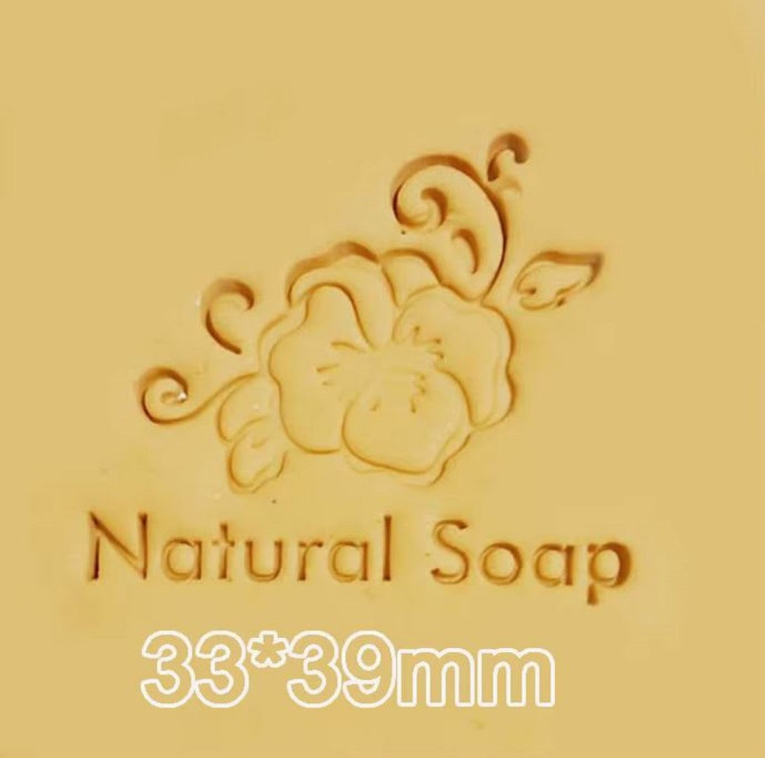 Natural Soap Carnation Soap Stamp