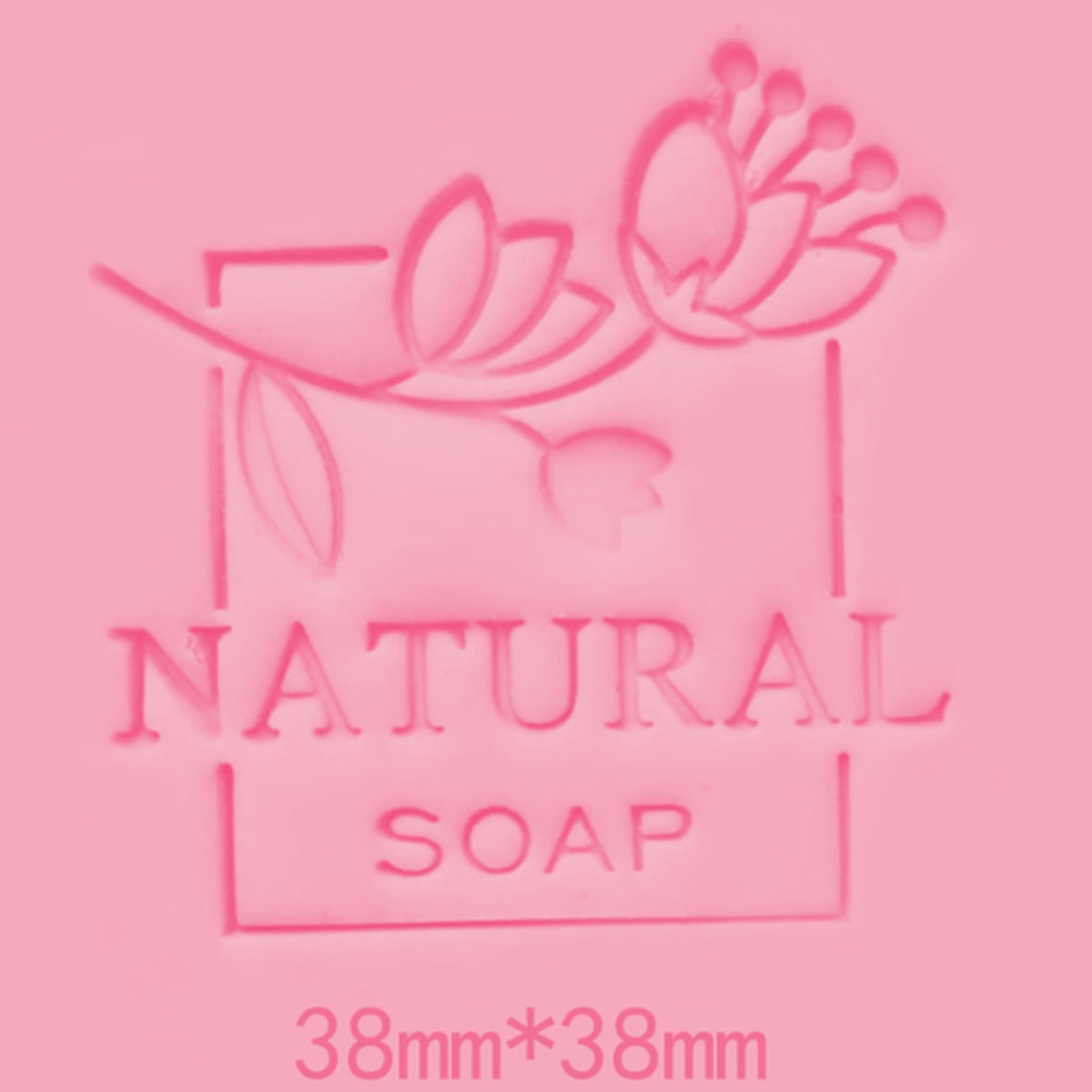 Natural Soap Bush Flowers Soap Stamp High Quality Resin Clean Images Stamping