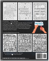 Motivational Quotes Adult Colouring Book: Never Stop Looking Up - Lesley Mitchell