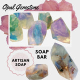 Opal Specimen Soap Bar  Large Size bar (WS available) Gift Boxed + Stand