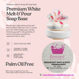 Premium WHITE MP Melt & Pour Soap Base *New formula*