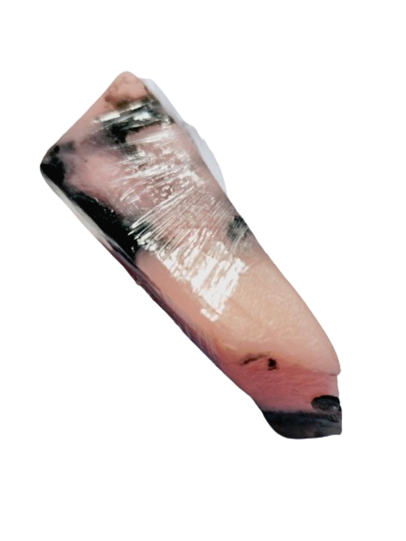 Rhodonite Specimen Soap Bar  Large Size bar (WS available) Gift Boxed + Stand