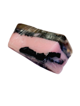Rhodonite Specimen Soap Bar  Large Size bar (WS available) Gift Boxed + Stand