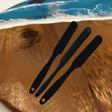 Silicone Large Resin Mixing Stir Stick Reusable Flat Paddle End Craft Wax Soap Paint Scraping Tool 24cm