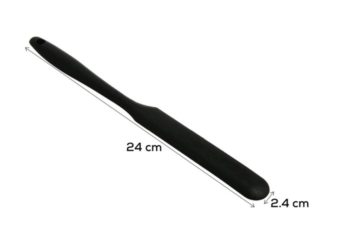 Silicone Large Resin Mixing Stir Stick Reusable Flat Paddle End Craft Wax Soap Paint Scraping Tool 24cm