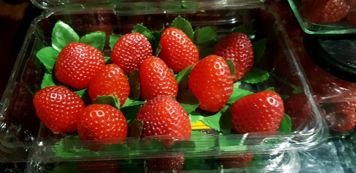Strawberry Box Guest Soap Bars  Realistic Size bar (WS available) Gift Boxed