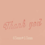 Thank You Heart Soap Stamp High Quality Resin Clean Images Stamping