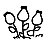 Tulip Triple Soap Stamp High Quality Resin Clean Images Stamping
