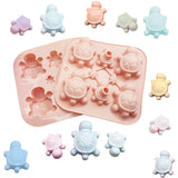 Turtle 3 sizes (8) Silicone Mould Super Cute Food Grade