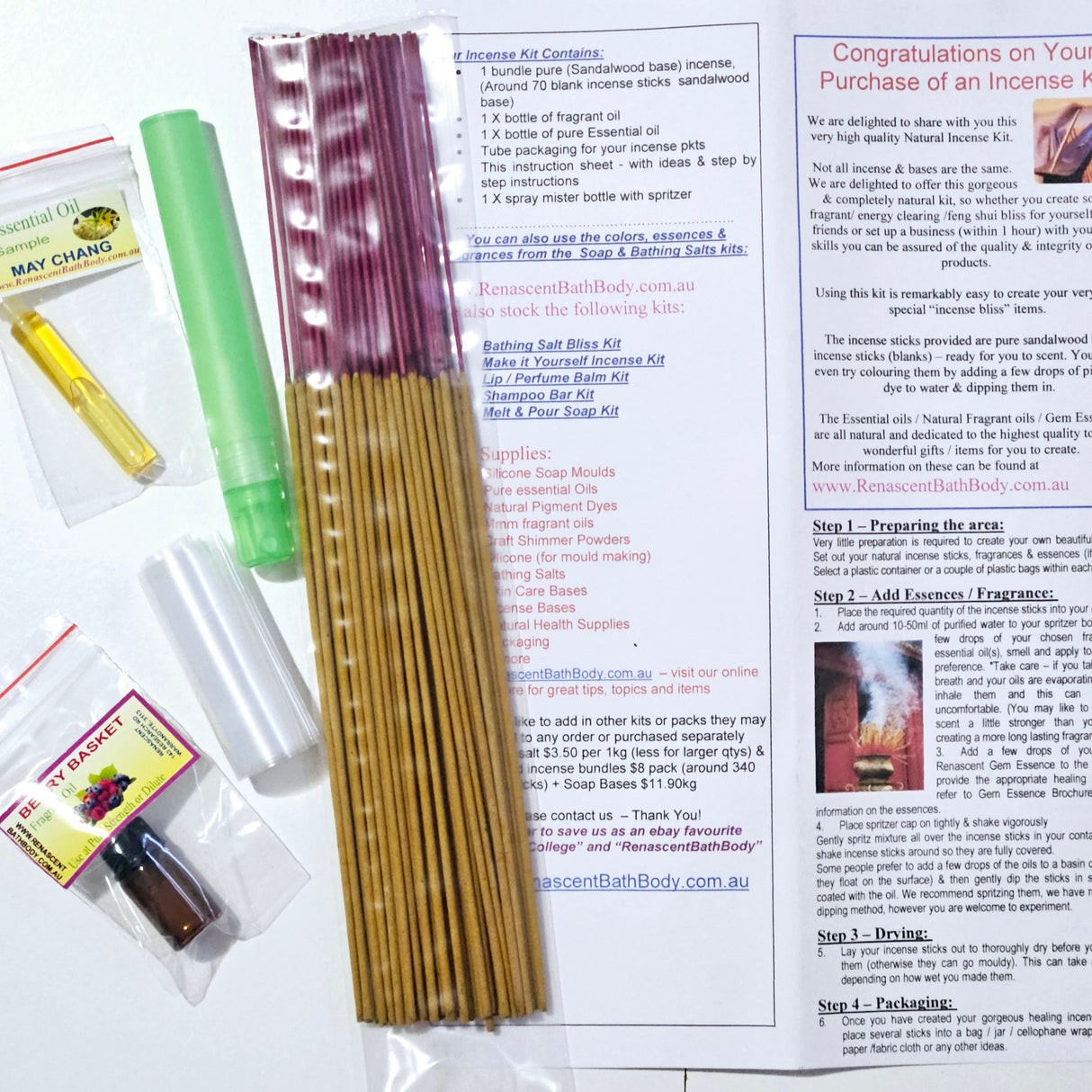 Incense Kit - DIY Make Your own!