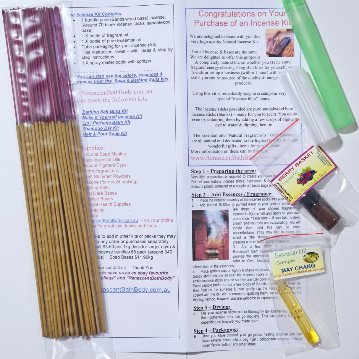 Incense Kit - DIY Make Your own!