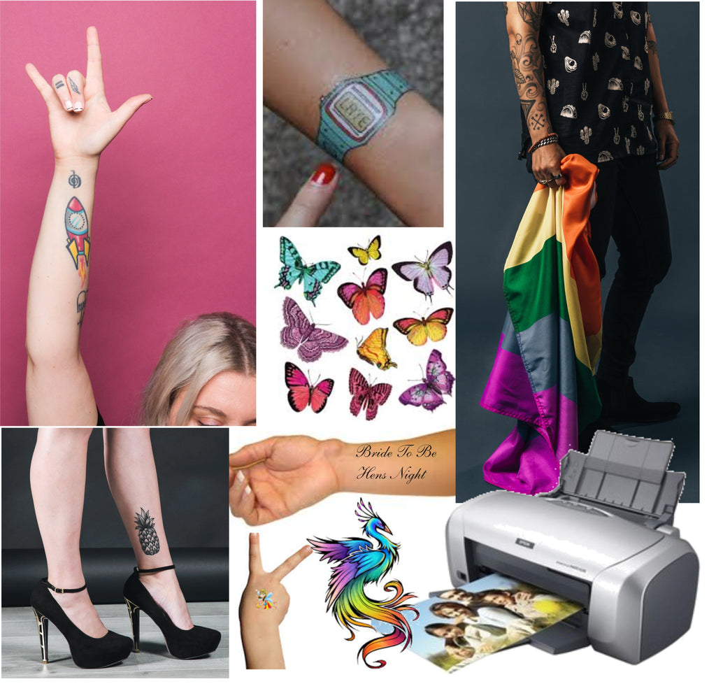 Tattoo Paper DIY Printable Temporary – Renascent Bath and Body