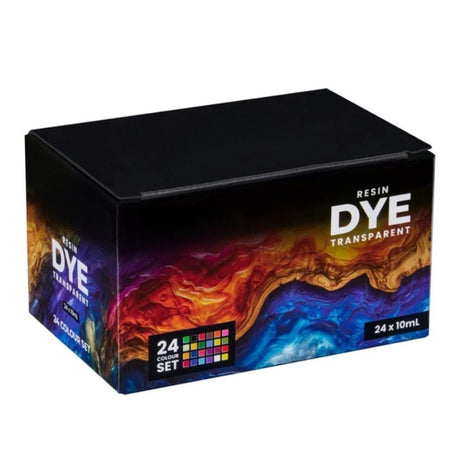 Transparent Set of Dyes 10ml x 24 Colours Set