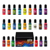 Transparent Set of Dyes 10ml x 24 Colours Set