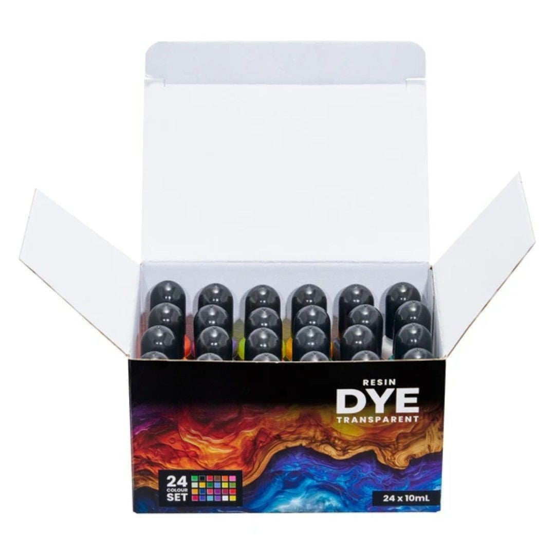 Transparent Set of Dyes 10ml x 24 Colours Set