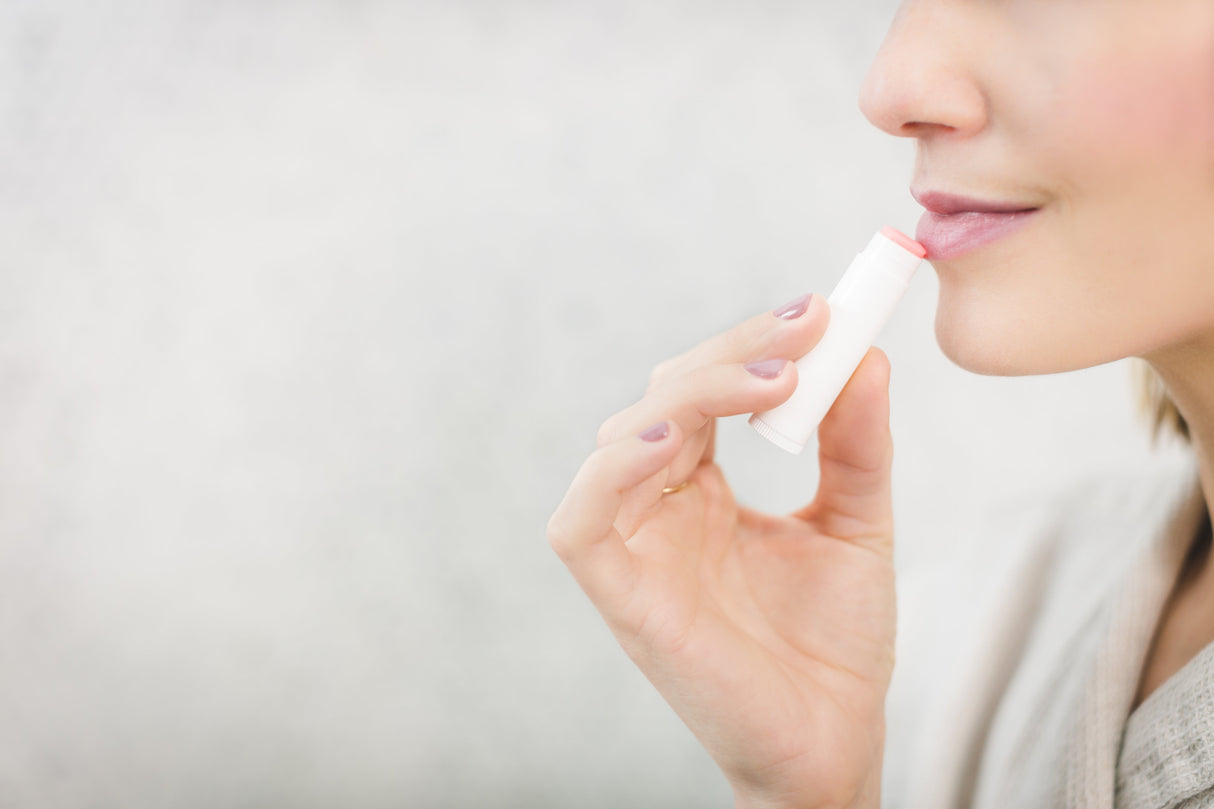 WHITE Twist up Lip stick / balm tubes