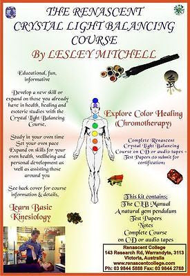 Crystal Light Balancing Correspondence Course + CLB eBook on disc