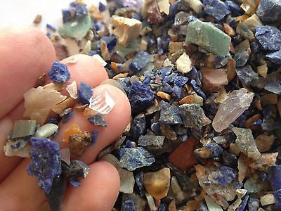 Mixed Gemstone Crystals Tiny Rough Chips