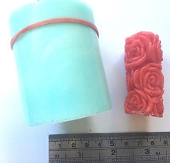 Rose Pillar Silicone Mould: Medium or Mini
