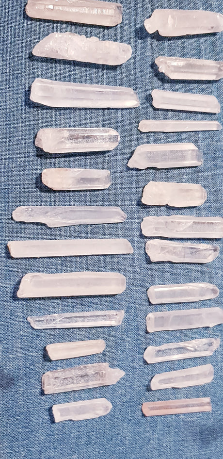 Quartz Crystal #2 Point Gemstone Crystals x 2