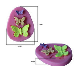 ($100+ Spend) Butterfly Mini (3 cavities) Silicone Soap Mould FREE
