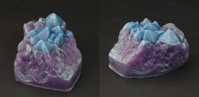Amethyst Cluster Gem Specimen Soap Bar
