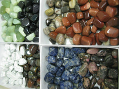 Tumbled GEM STONES x 5 Huge
