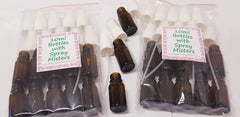 10ml Amber Glass Bottle with Spray Mister