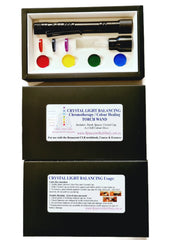 Crystal Light Balancing Torch Set, Colour Healing