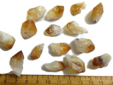 Citrine Point Gemstone Crystals x 10
