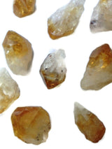 Citrine Point Gemstone Crystals x 10