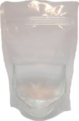 Clear Gusseted Stand Up Zip Lock Plastic Bags 500gm-2kg (1.3L) (190x275#4)