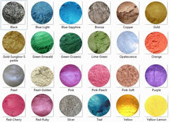 1-5gm Pots Mica Cosmetic Grade Superfine Colourant, Shimmer