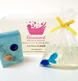 SOAP MAKING KIT: 3kg Clear White Goats Milk Base Leaf +2 Silicone mould 2 Colors