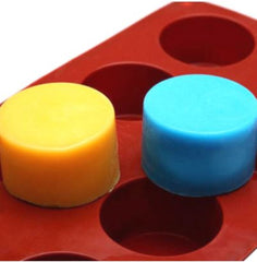 Cupcake Straight Sided Silicone Mould (8 cavity)