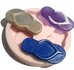 Flip Flop Mini / Thong (3 Cavity) Silicone Mould