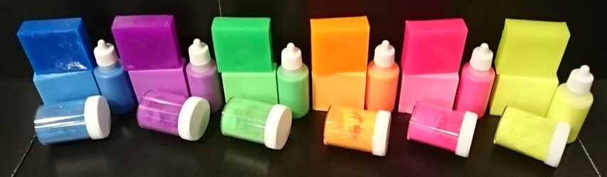 Orange Neon Pigment Colour - Powder