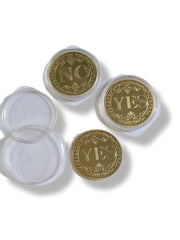 YES NO Fortune Telling Prediction Coin Gift Boxed Blessed
